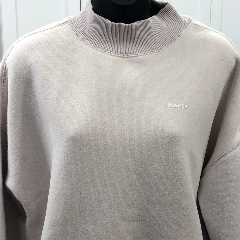 🦫Roots Women’s Oversized Sweatshirt – Size Small – Two-Tone Pink - Picture 7 of 13